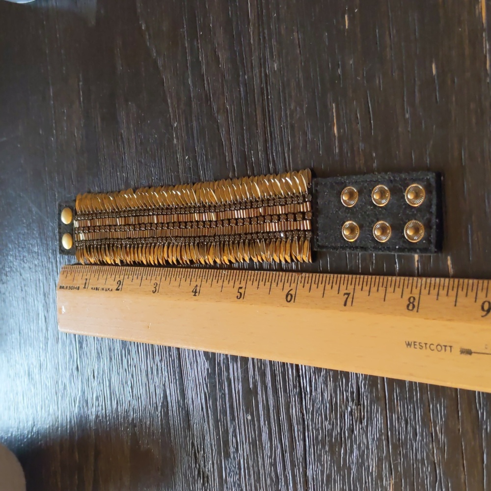 S&D Gold Rhinestone Bracelet - Picture 5 of 8